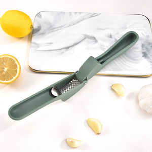 Garlic Press Manual Stainless Steel Kitchen Tool Food Grade Hand Operated Garlic Crusher For Cooking - Product Image 5