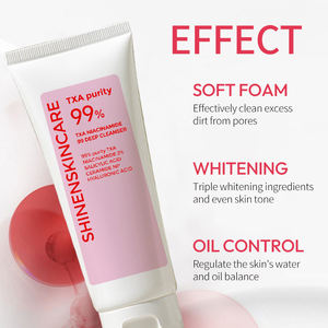 Gel de Lavado Facial Vegano Orgánico Hidratante y Blanqueador OEM con 2% de Niacinamida y Ácido Salicílico para Todo Tipo de Piel - Product Image 4