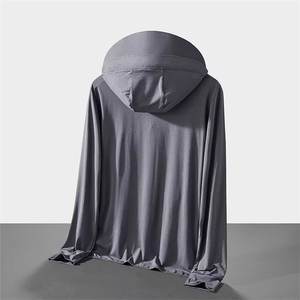 เสื้อแจ็คเก็ตกันแดดผู้ชาย ผ้าไหมน้ำแข็งบางเฉียบ ระบายอากาศ ป้องกันรังสียูวี สำหรับกิจกรรมกลางแจ้ง ตกปลา ปี 2025 - Product Image 3