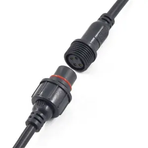 Cable conector impermeable de 4 pines, tira de luces Led Rgb para exteriores, luz de calle de pared, Cable de alimentación Led