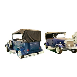 Factory Sightseeing Electric Classic Vintage <b>Bus</b> with Steel Structure Frame and Customized Color - Product Image 6