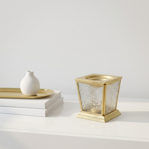 Brûleur d'encens en laiton au design conique dernier cri avec découpes florales, diffuseur d'aromathérapie pour usage décoratif - Product Image 3
