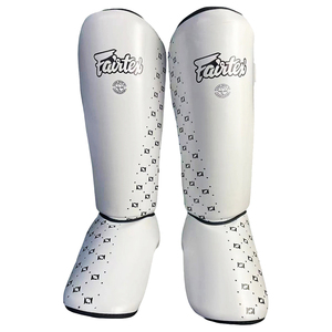<span class=keywords><strong>Parastinchi</strong></span> <span class=keywords><strong>Bianchi</strong></span> e Neri per Bambini e Adulti, Protezione per Caviglie per Allenamento Boxe, Kickboxing, Sanda, MMA, Muay Thai - Product Image 1