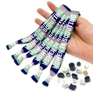 Pulseras de Tela Personalizadas con Logotipo, Económicas, para Festivales, Eventos y Promociones - Product Image 1
