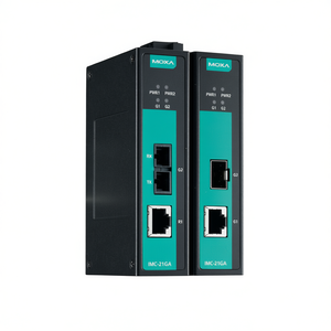 Convertidor Ethernet a Fibra Óptica Moxa IMC-21GA-SX-SC 10/100Mbps con Conector SC para Uso Industrial - Product Image 2