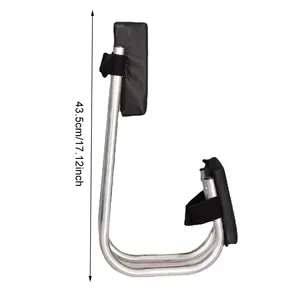 Siège de jardin portable et léger en acier inoxydable <span class=keywords><strong>avec</strong></span> coussin et repose-jambes - Product Image 4