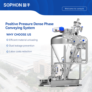 סופון תעשייתי נירוסטה אבקת גזיפיקציה משאבת סילון צפוף שלב פנאומטי עם משאבת פח מיכלים - Product Image 5