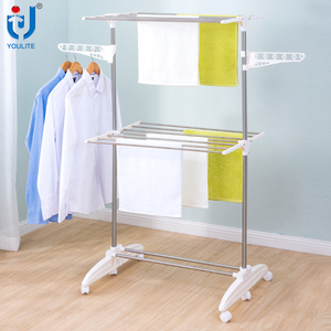 <span class=keywords><strong>Appendiabiti</strong></span> <span class=keywords><strong>Portatile</strong></span> Autoportante con Ruote e Ripiano per Appendere Vestiti - Product Image 5