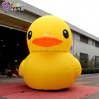 Modèle de canard gonflable géant jaune personnalisé pour piscine, publicité extérieure, canard en caoutchouc flottant pour l'eau