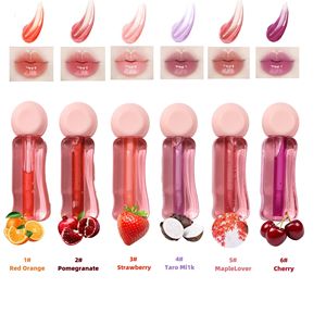Aceite Labial Vegano Orgánico Nude Personalizado al por Mayor con Etiqueta Privada MLM, Hidratante, de Larga Duración, Brillo Labial Transparente y Brillante - Product Image 2