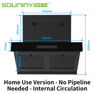 Hotte de cuisine sans conduit SOUNINY, modèle OEM, avec filtre à graisse intégré, pour remorque alimentaire sans conduit - Product Image 4