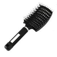 Top Magic Brosse À Cheveux Extension De Cheveux Couleur Rose Enchevêtrement Personnalisé Doux Mat Finition Démêlant Brosse À Cheveux Logo Personnalisé