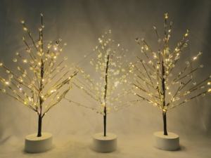 Árbol LED de 16 Pulgadas con 20 Luces, Árbol Artificial con Luz Cálida para Decoración de Esquinas del Hogar - Product Image 2