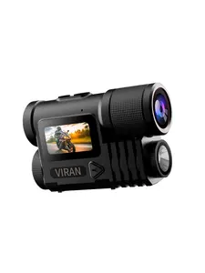 Caméra d'action VIRAN 5K 30fps WiFi Anti-Secousse <span class=keywords><strong>Enregistreur</strong></span> de casque de moto Flash intégré Contrôle <span class=keywords><strong>vocal</strong></span> Caméra de sport - Product Image 1