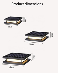 Modernas Lámparas de Poste LED E27 IP65 de Alto Voltaje con Cable para Exteriores, para Decoración de Cercas, Portones, Terrazas y Jardines - Product Image 3