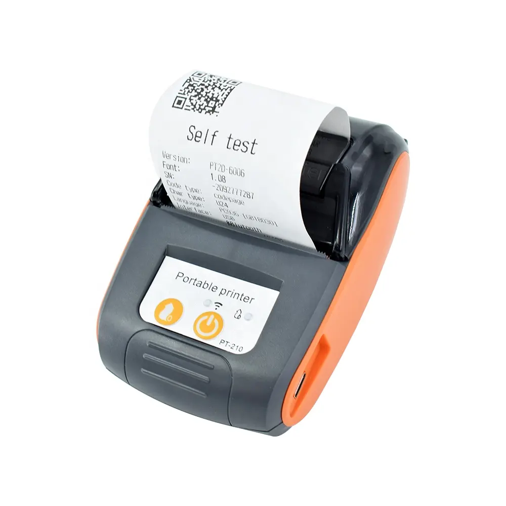 58Mm Mini Draagbare Thermische Printer Met Blue Tooth Mobiele Pos Thermische Printers