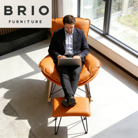 Fauteuil à bascule moderne avec repose-pieds, fauteuil inclinable confortable, fauteuil à bascule paresseux, fauteuil d'appoint pour salon
