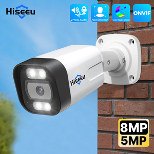 8MP POE <b>IP</b> Home <b>Security</b> <b>Camera</b> With Night Vision Smart Detection and Two-Way Audio 4K Outdoor Video CMOS Sensor HB71X Home Secu - Product Image 4