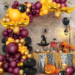 <span class=keywords><strong>Decorazioni</strong></span> con <span class=keywords><strong>Palloncini</strong></span> a Tema Scuola di Magia per <span class=keywords><strong>Halloween</strong></span>, Kit per Arco e Ghirlanda per <span class=keywords><strong>Decorazioni</strong></span> di Feste di Compleanno - Product Image 2