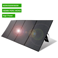 Module Solaire Pliable Haute Puissance 36V 48V Panneau Solaire Portable 500W 600W Watts pour Camping-Car Panneau Solaire Photovoltaïque Pliant
