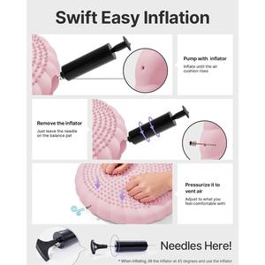 EIGFOH YBD-25 Coussin de stabilité haute performance pour les exercices avec échelle d'agilité et les entraînements de conditionnement sportif spécifique - Product Image 5