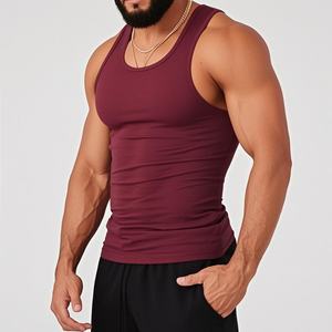 Débardeur en coton pour homme, logo personnalisé, vente en gros, tricoté, musculation, vêtements de sport, respirant, décontracté, débardeur - Product Image 6