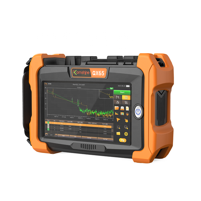 Optical Time Domain Reflectometer QX65 Fiber Monster OTDR Completely New Algorithm a 7in User-friendly Screen