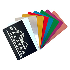 Cartes de visite professionnelles en métal personnalisées, imprimées en typographie, plaquées nickel noir traditionnel, colorées, épaisseur 0,8 mm et 1,0 mm, logo personnalisé gravé au laser - Product Image 3