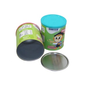 Tùy Chỉnh Nhôm Lá Giấy Kín Có Thể Xi Lanh Bao Bì Giấy Có Thể Container Giấy Thực Phẩm Có Thể Cho Chất Béo - Product Image 3