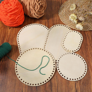 Base en bois hexagonale pour paniers, support <span class=keywords><strong>de</strong></span> fond en bois pour paniers au <span class=keywords><strong>crochet</strong></span> et au tricot, fournitures pour la fabrication artisanale <span class=keywords><strong>de</strong></span> paniers DIY - Product Image 2
