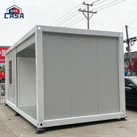 Vente en gros de maison conteneur de garde de porte d'accès kiosque de sécurité salle d'activité maison conteneur rapide paquet plat