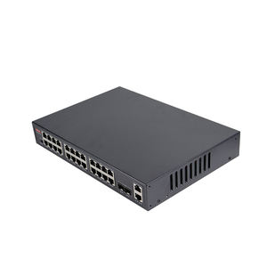 Conmutador Poe de 24 puertos PSE con 4 puertos Gigabit Uplink con función AI Watchdog 450W Conmutador Poe de montaje en rack 24 puertos - Product Image 5