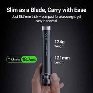 TA70 UTB ультра-тонкий тактический светодиодный фонарик с <span class=keywords><strong>3500</strong></span> люменами 5000K дневного света IP67 Рейтинг корпуса из алюминиевого сплава 10-летняя гарантия - Product Image 3