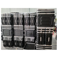 Boîtier de rack ABS 19 pouces à bon prix, boîtier d'amplificateur audio, cadre en aluminium, boîtier pour microphone/table de mixage, boîte de haut-parleur
