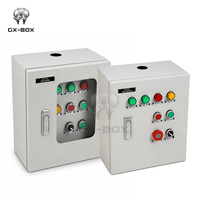 Boîtier de commande de pompe étanche IP65 avec interrupteur à bouton, panneau de distribution électrique mural