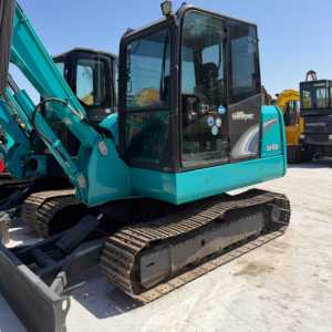 Excavatrice KOBELCO SK60 d'occasion en bon état, performance stable, fonctionnement fluide, forte force de creusement, godet standard - Product Image 1