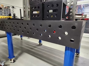 Banc de travail de soudage <span class=keywords><strong>perforé</strong></span> 3D fabriqué en usine avec système mobile pour dimensions personnalisées - Product Image 2