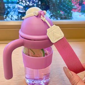 MAIMA - Taza de Café Portátil de Plástico de 920 ml, Taza de Viaje para Oficina, Botella de Agua Potable con Asa - Product Image 5