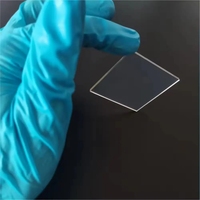 Verre enduit d'ITO personnalisé, substrat en verre conducteur enduit d'FTO pour laboratoire