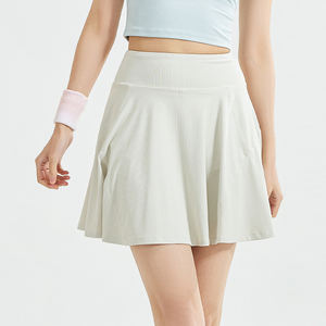 高腰女跑步运动短裙防透明一体式伪两件套网球服 - Product Image 3