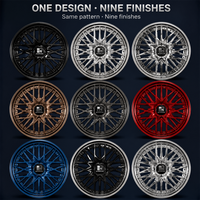 Jantes forgées 3 pièces Gold Turbine 18 20 pouces à déport profond 5x112 6061-T6 pour Cadillac, alliage concave personnalisé, directement d'usine