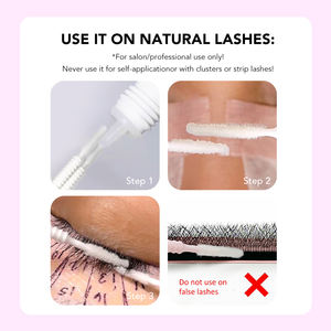 Prebase para Pestañas, Limpiador para Preparación de Extensiones de Pestañas, Sin Aceite, Secado Rápido para una Fuerte Adhesión - Product Image 6