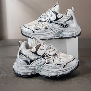 Sneakers scollate da ragazza Premium fodera superiore in cotone in rete sintetica per la primavera autunno che corre alla moda <span class=keywords><strong>scarpe</strong></span> <span class=keywords><strong>sportive</strong></span> per bambini in gomma morbida - Product Image 5