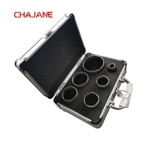 Lot <span class=keywords><strong>de</strong></span> 6 forets diamantés industriels M14, brasés sous vide, avec clé à cliquet 3/<span class=keywords><strong>4</strong></span> mâchoires, 20/35/40/45/50/68MM, <span class=keywords><strong>pour</strong></span> céramique - Product Image 4