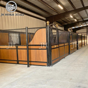 Werkseitig hergestellte Sicherheits pferdes tall Vordere Schiebetüren Pferdesport-Stall platten - Product Image 4