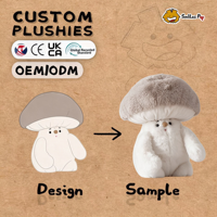 Offre Spéciale – Figurine en Peluche Champignon Mignonne Personnalisée OEM, Mascotte d'Entreprise Sur Mesure de Haute Qualité, Certifiée CE et CPC