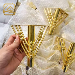 Sofa Legs Furniture Legs Metal Accessories Sofa Gold China 10cm-15cm Luxury Wire with Ball Sofas Sofa Legs Furniture Legs - Product Image 1