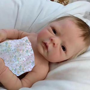 Muñeca personalizada <span class=keywords><strong>de</strong></span> vinilo <span class=keywords><strong>de</strong></span> Rebirth, muñeco <span class=keywords><strong>de</strong></span> simulación <span class=keywords><strong>de</strong></span> <span class=keywords><strong>goma</strong></span> suave para bebé, regalo <span class=keywords><strong>de</strong></span> cumpleaños y Navidad, muñecas Reborn pintadas - Product Image 2