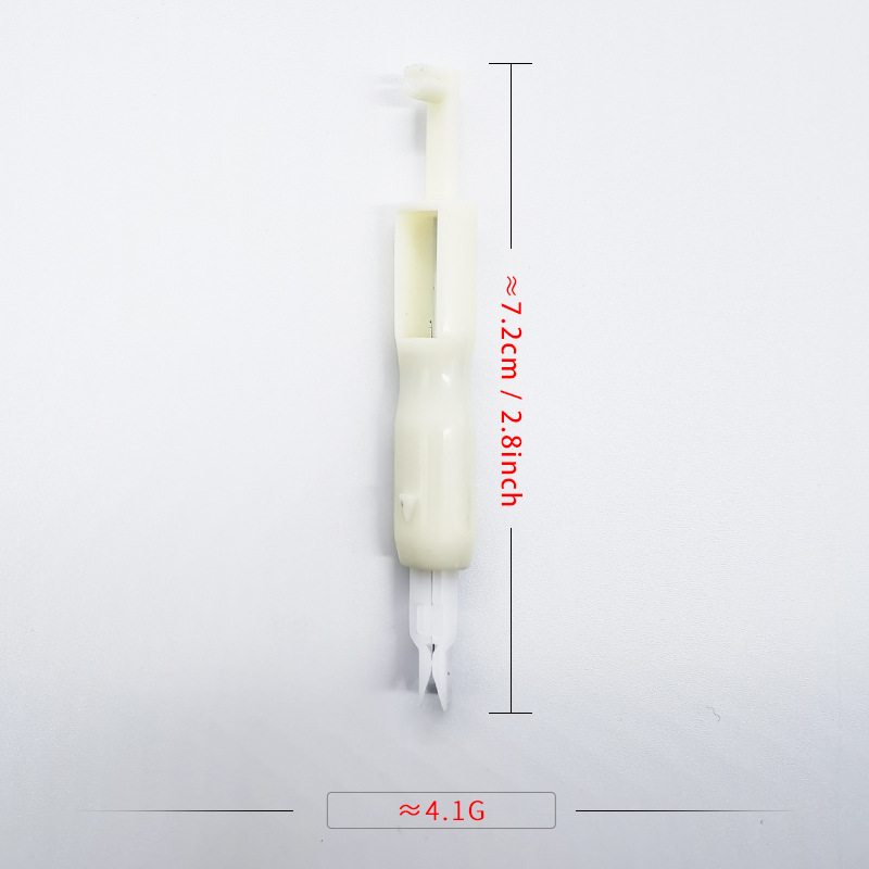 Sewing machine threader [White, unlined]