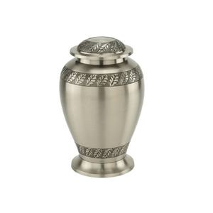 Urnes de crémation en métal massif de conception attrayante urnes de cendres commémoratives funéraires les plus exigeantes fournitures funéraires pour le décor de cendres humaines - Product Image 2